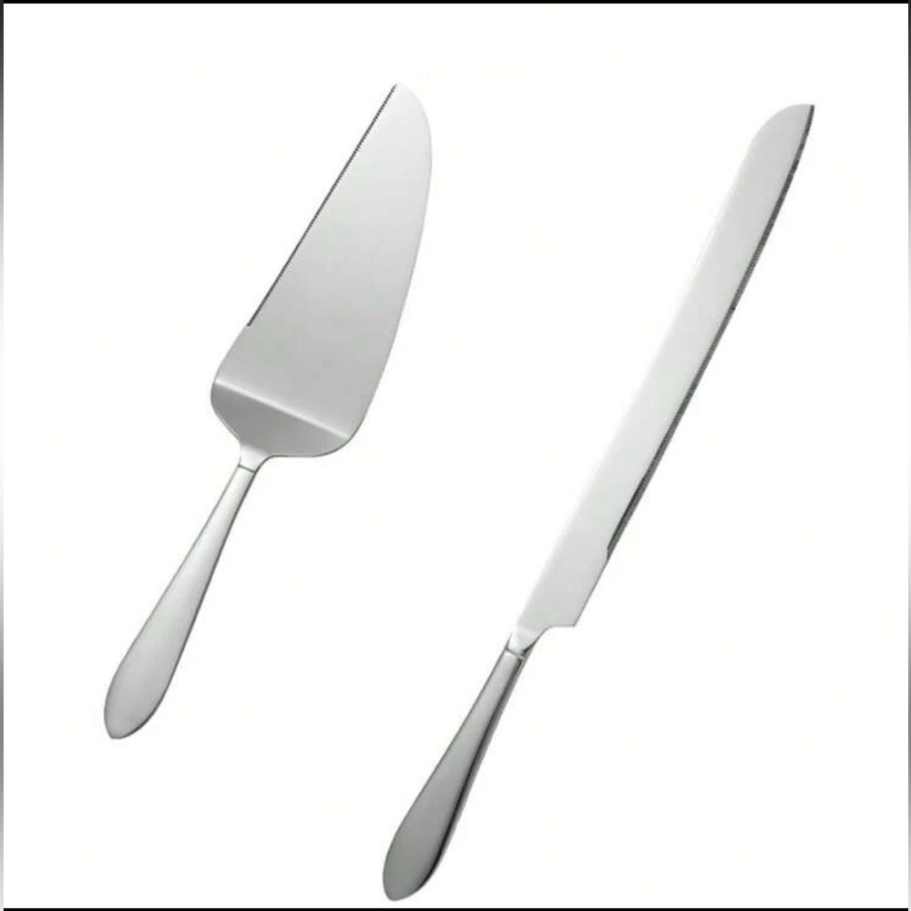 Stainless Steel Cake Cutting Set